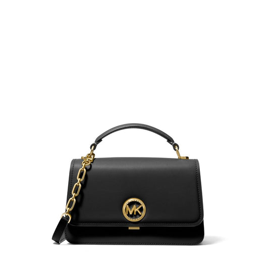 Borsa elegante per tutti i giorni - Delancey Crossbody medio in pelle di Michael Kors