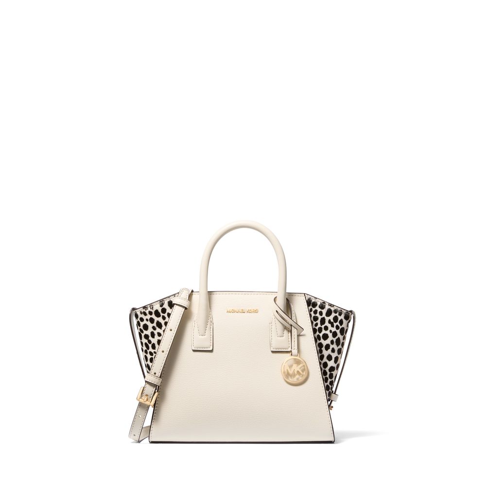 Borsa a tracolla di lusso - Piccola Avril con stampa leopardo di Michael Kors