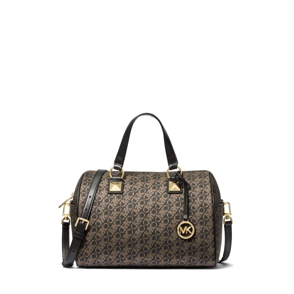 Borsa classica chic - Grayson Logo Medium Crossbody di Michael Kors