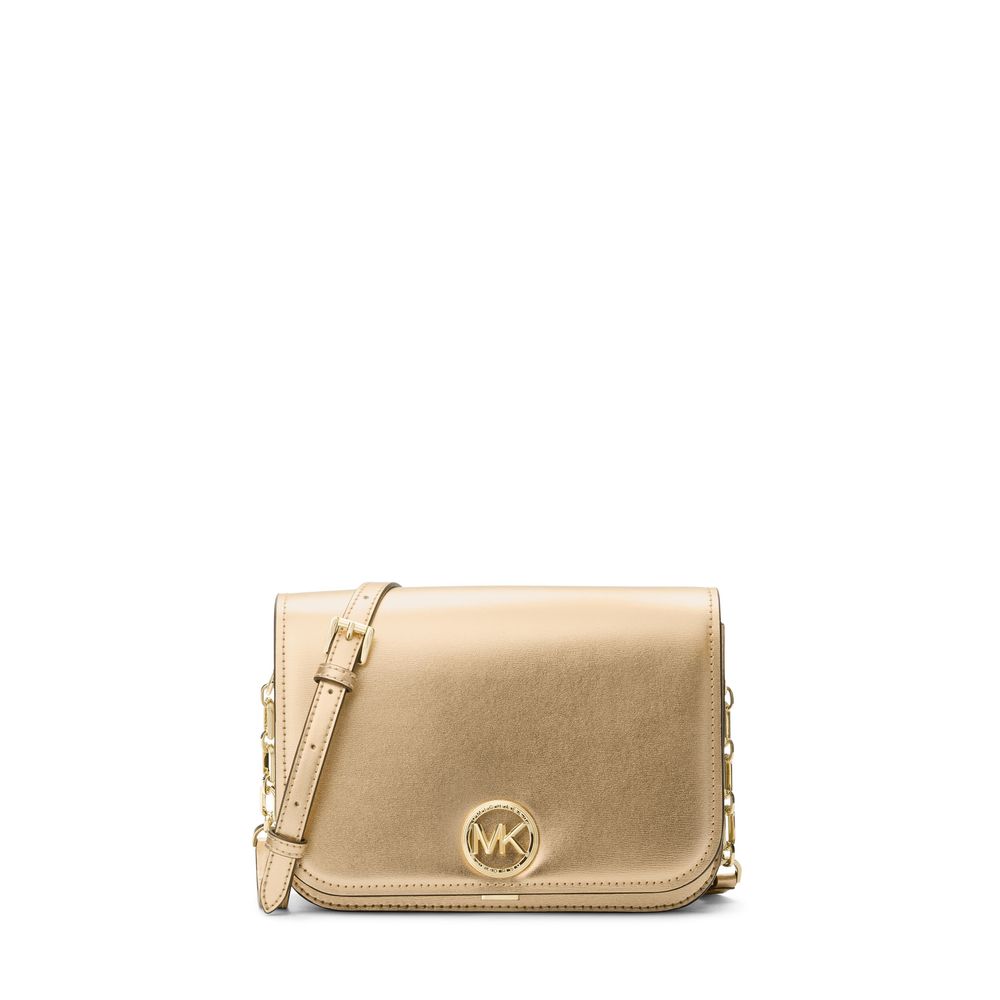 Michael Kors Borsa media Delancey Crossbody in pelle - Lusso classico
