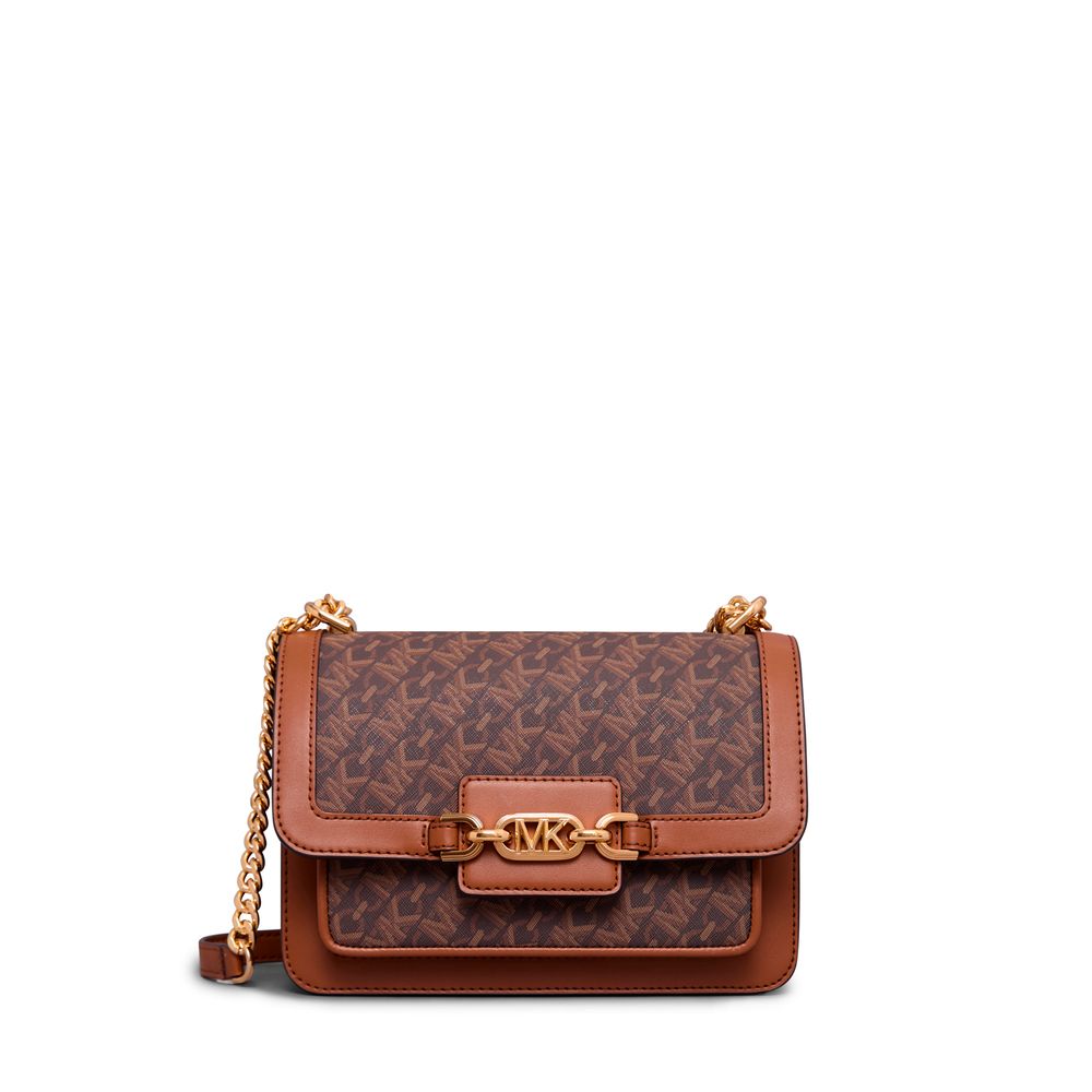 Borsa a tracolla chic di lusso - Logo Heather grande di Michael Kors