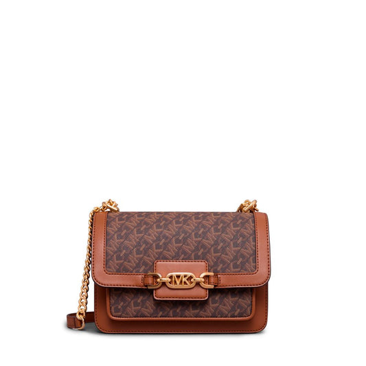 Borsa a tracolla chic di lusso - Logo Heather grande di Michael Kors
