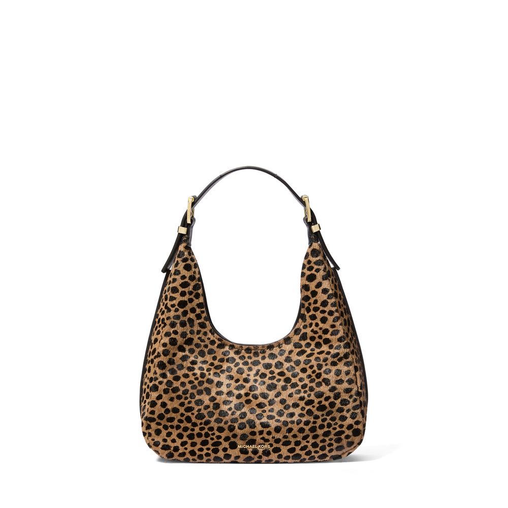 Bolsa de luxo para uso diário - Bolsa de ombro pequena de couro Nolita da Michael Kors
