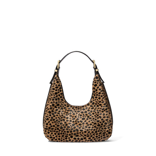 Bolsa de luxo para uso diário - Bolsa de ombro pequena de couro Nolita da Michael Kors