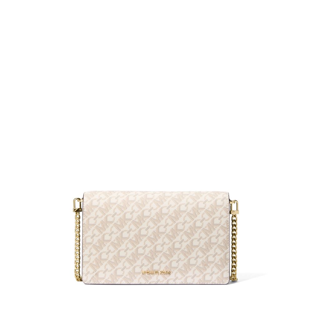 Bolsa transversal de luxo Signature - Jet Set Logo Medium by Michael Kors