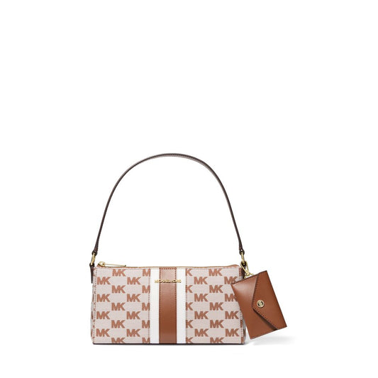 Bolsa de ombro refinada Signature com logotipo Vincent da Michael Kors