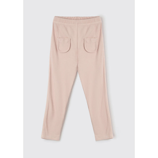 Leggings a costine per bambina