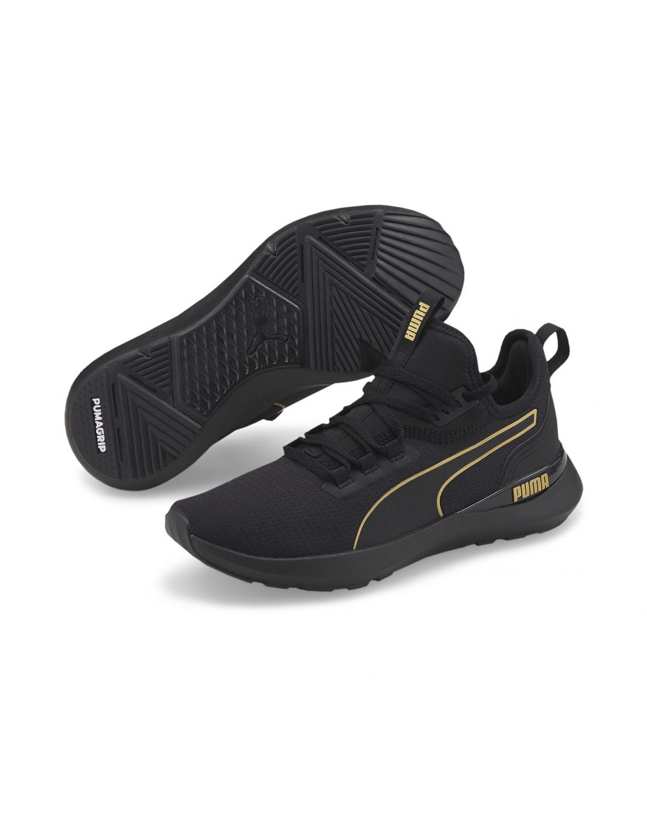 Sneakers Pure XT da donna in Puma Black e Puma Team Gold