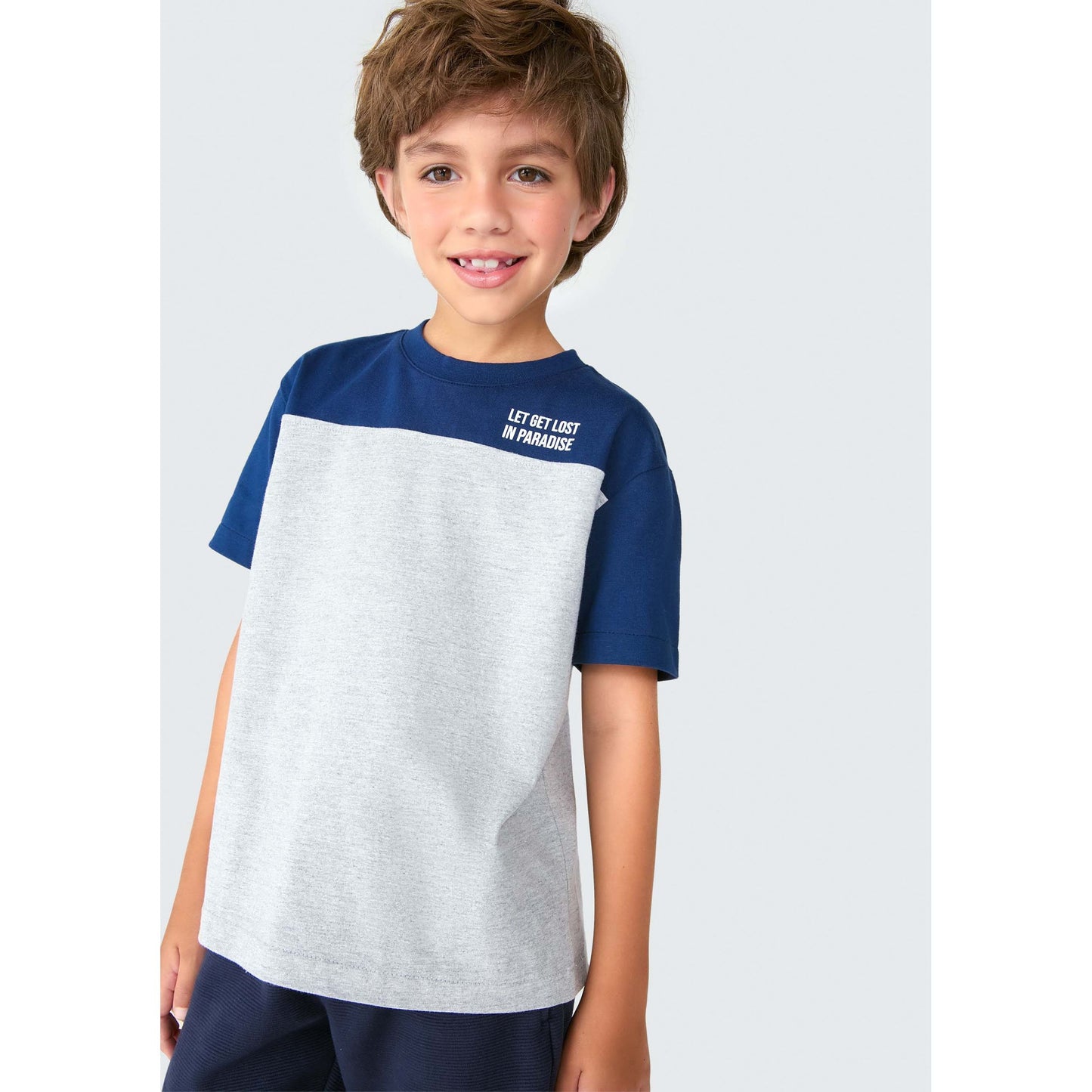 Boys' Short Sleeve T-Shirt with Print