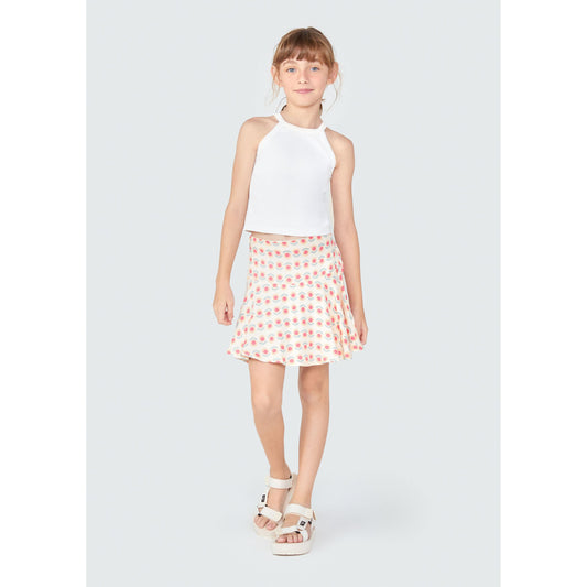 Skort de viscose estampado para crianças