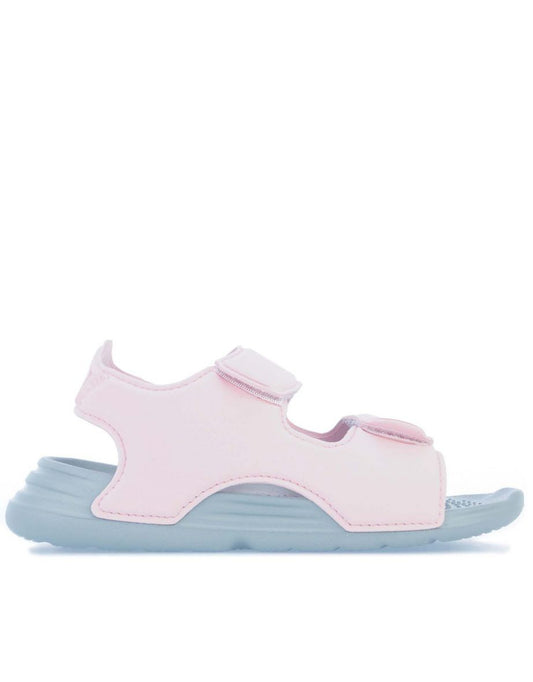 Sandálias de natação rosa para meninas e crianças da adidas