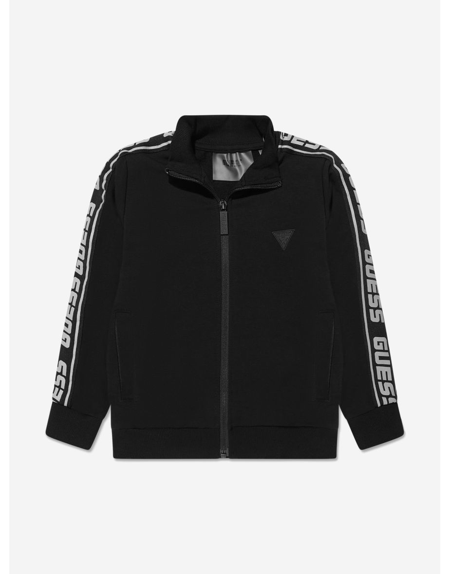 Boys' Black Zip-Up Top