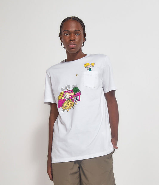 White Printed T-Shirt