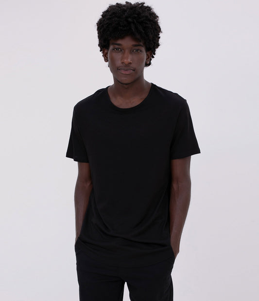 Long Stretch Limo Plain T-Shirt