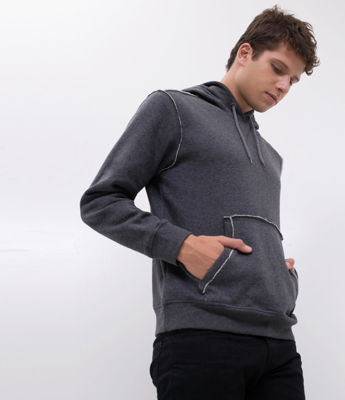 Gray Hoodie Sweatshirt