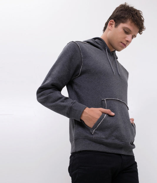 Gray Hoodie Sweatshirt