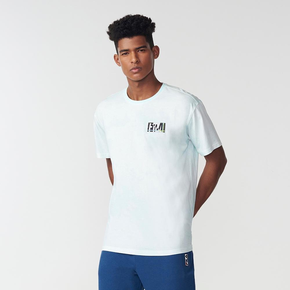 Maglietta Fila Street Hop Print da uomo in blu