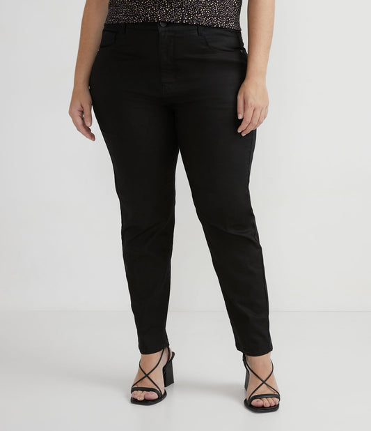 Jeans skinny neri rivestiti Curve & Plus Size
