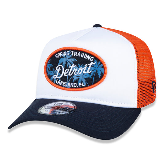 Cappello esclusivo New Era - 9FORTY Trucker MLB Detroit Tigers Edizione Allenamento Primaverile