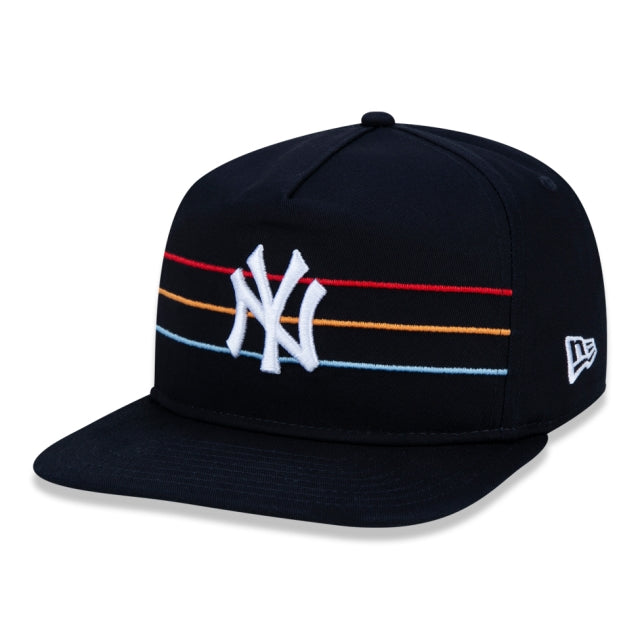 Boné exclusivo New Era - The Golfer MLB New York Yankees Color Stripe Division Edition