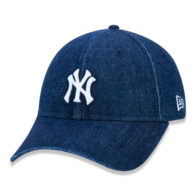 Boné New Era Exclusive - 9TWENTY MLB New York Yankees Denim Logo Edition Chapéu