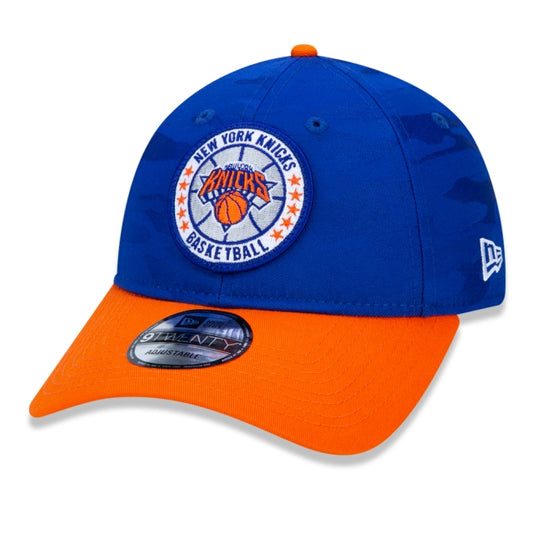 Chapéu New Era Exclusive - 9TWENTY Ajustável com aba curva New York Knicks NBA Edition