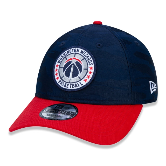 Boné New Era Exclusive - 9TWENTY Ajustável com aba curva Washington Wizards NBA Edition