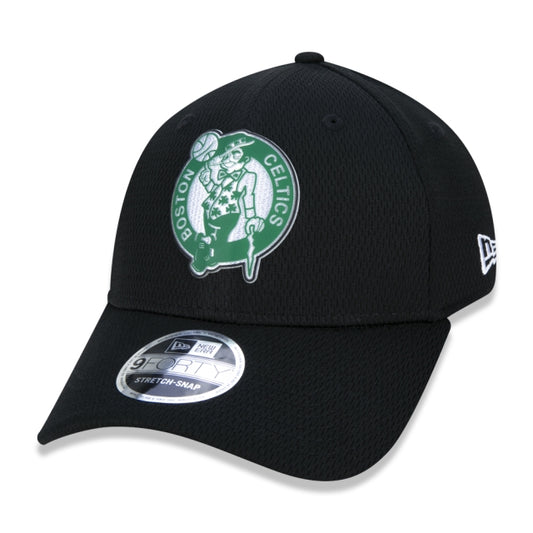 Gorra exclusiva New Era - Gorra 9FORTY Stretch Snap NBA Boston Celtics Back Half Edition