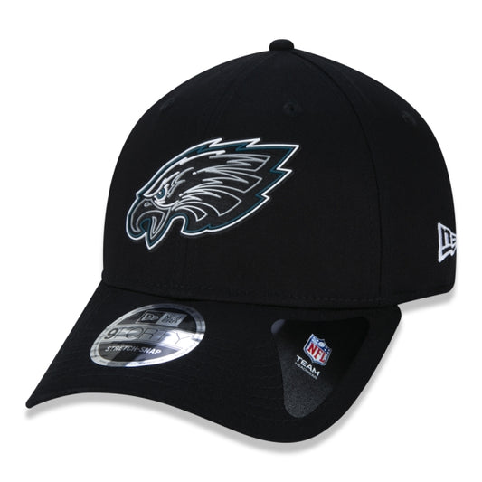 Gorra exclusiva New Era - 9FORTY Stretch Snap Gorra oficial de los Philadelphia Eagles NFL Draft Edición 2020