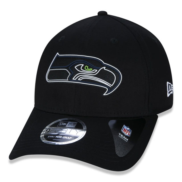 Gorra exclusiva New Era - 9FORTY Stretch Snap Gorra oficial NFL Draft 2020 de los Seattle Seahawks