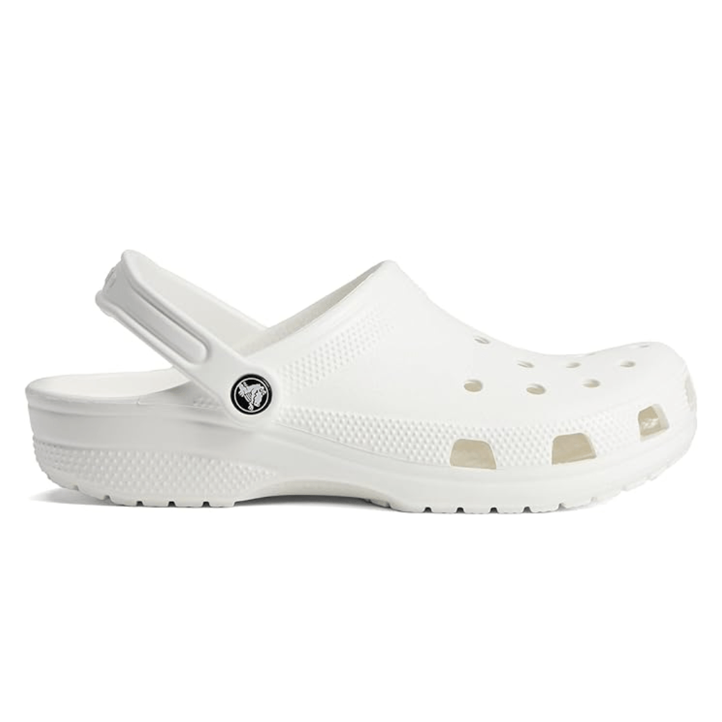 Zoccolo Crocs Classic da donna in bianco
