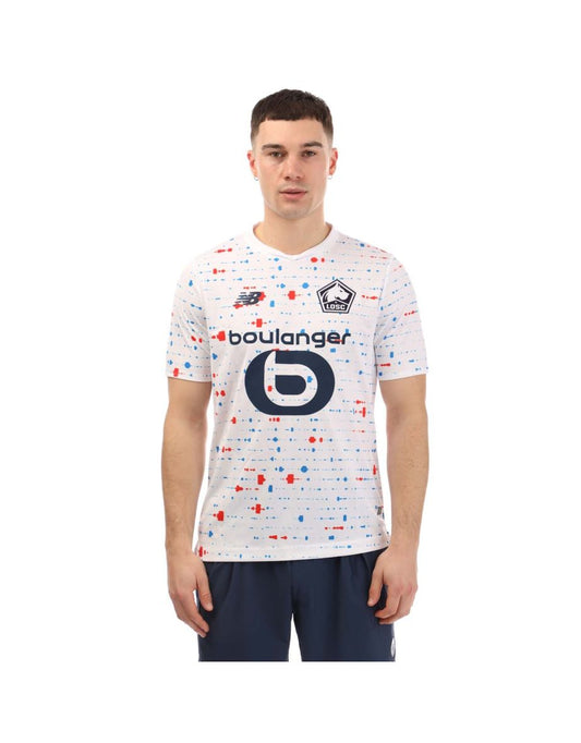 Camisa masculina New Balance LOSC Lille 2023/24 Away em branco