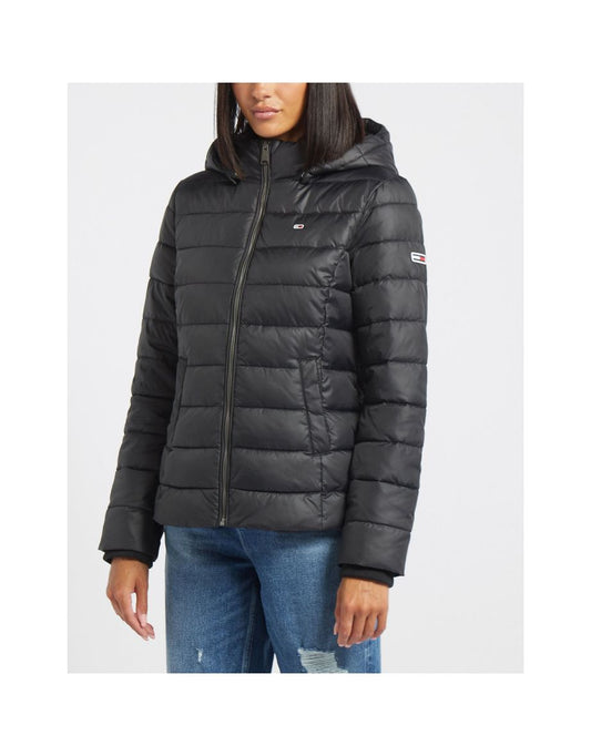 Giacca con cappuccio Tommy Hilfiger Basic Black da donna