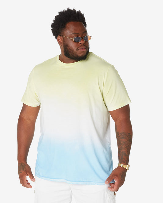 Camiseta masculina de manga curta gradiente verde plus size da Allman para Riachuelo