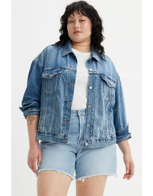 Giacca di jeans da camionista anni '90