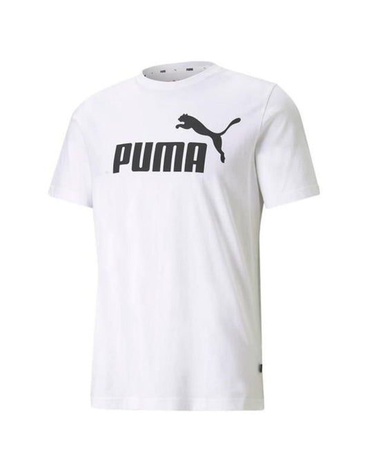 Maglietta Puma Logo Bianco Uomo