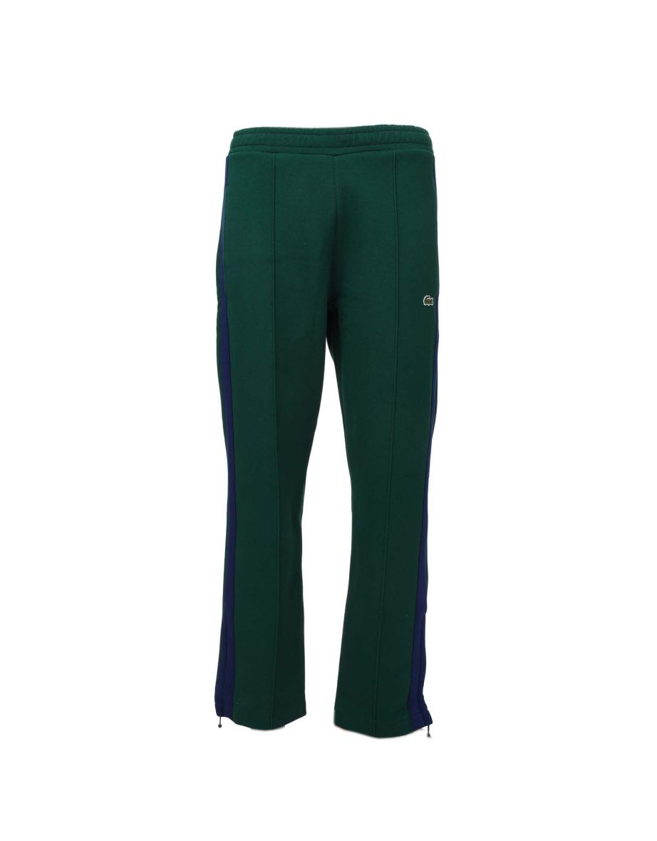 Joggers Lacoste Heritage Colorblock Piqué da uomo in verde