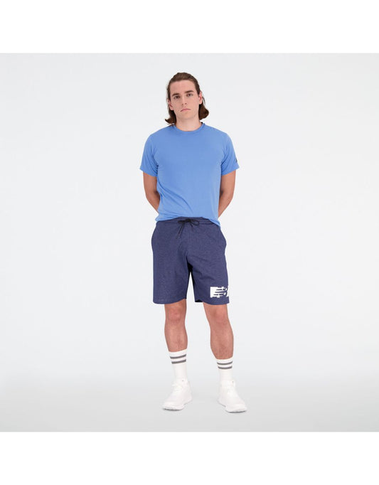 Pantaloncini New Balance Heathertech Knit da uomo - Blu