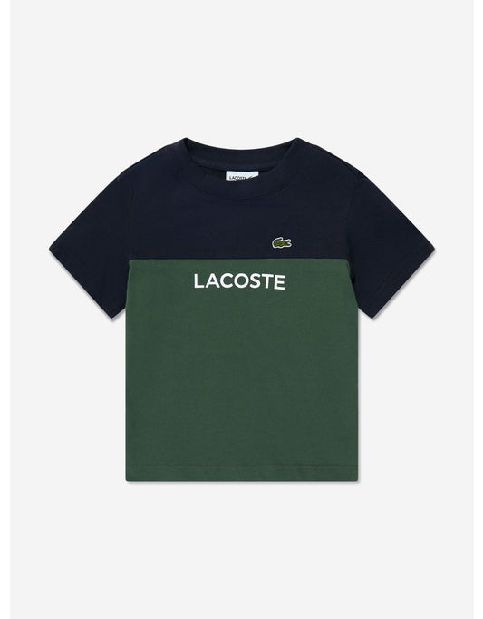 Camiseta Colorblock Azul Marino