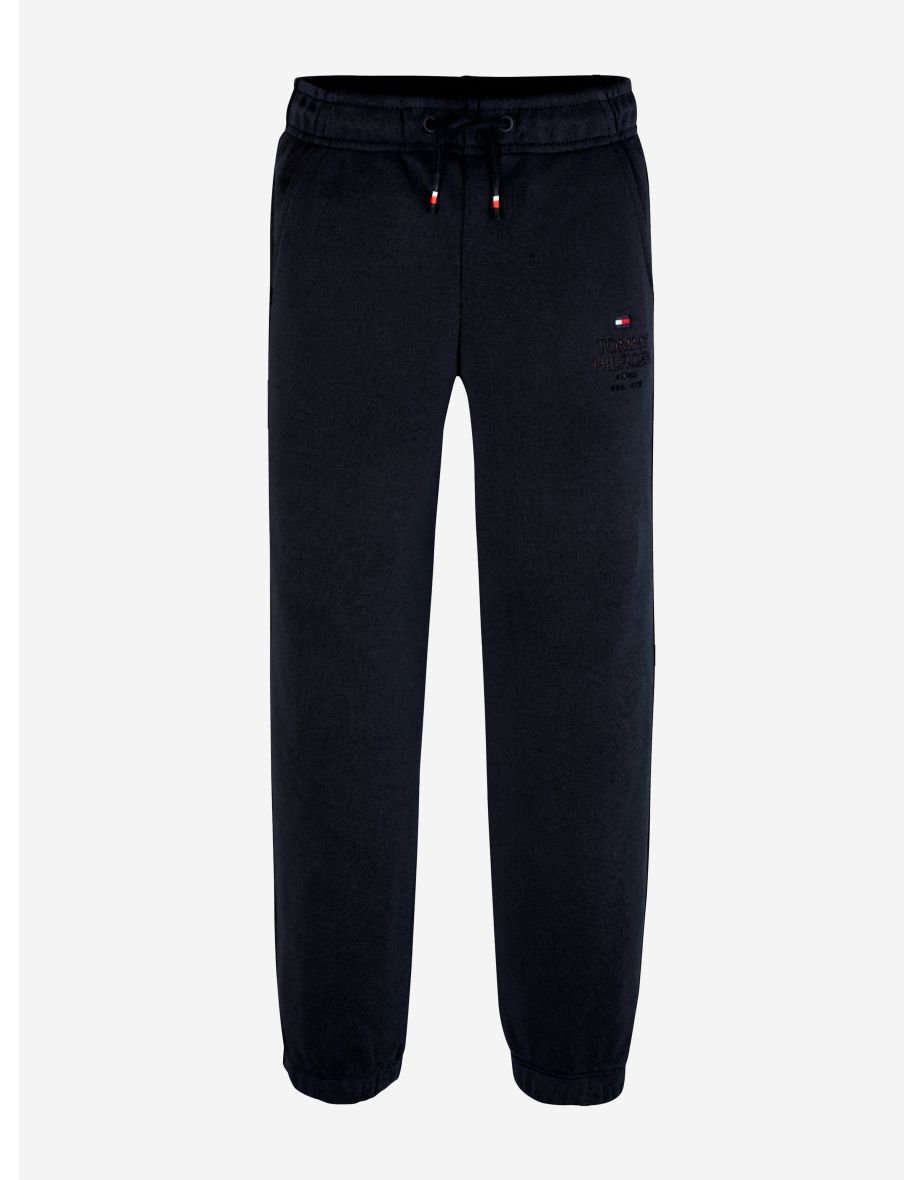 Joggers Tommy Hilfiger Boys' Logo Puff Print em Navy