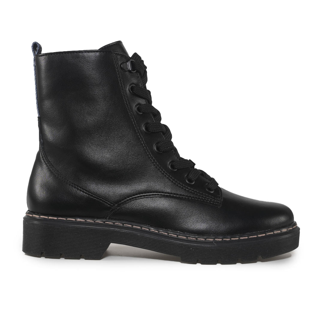 Stivali da combattimento da donna con suola sottile Via Marte Style Black