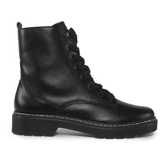 Stivali da combattimento da donna con suola sottile Via Marte Style Black