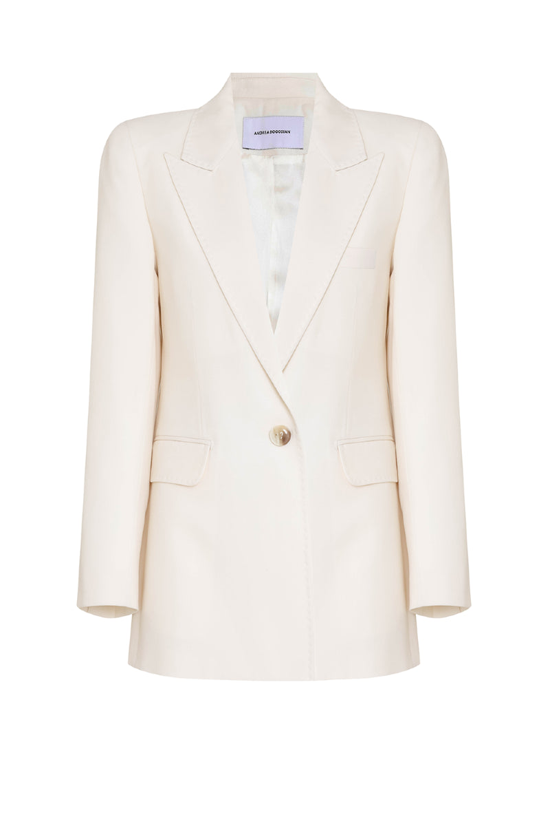 Blazer Lã Lidia Off White
