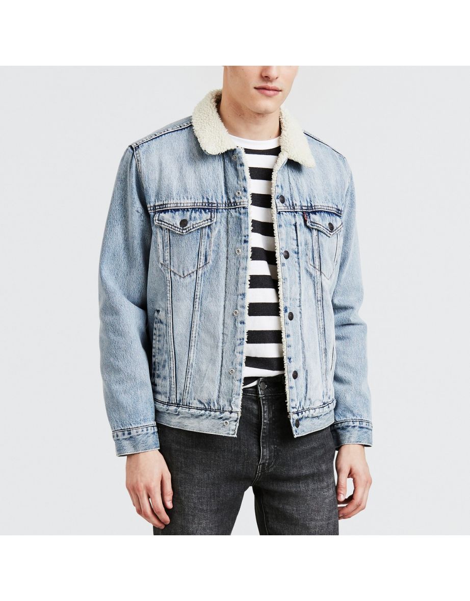 Chaqueta vaquera con forro de sherpa