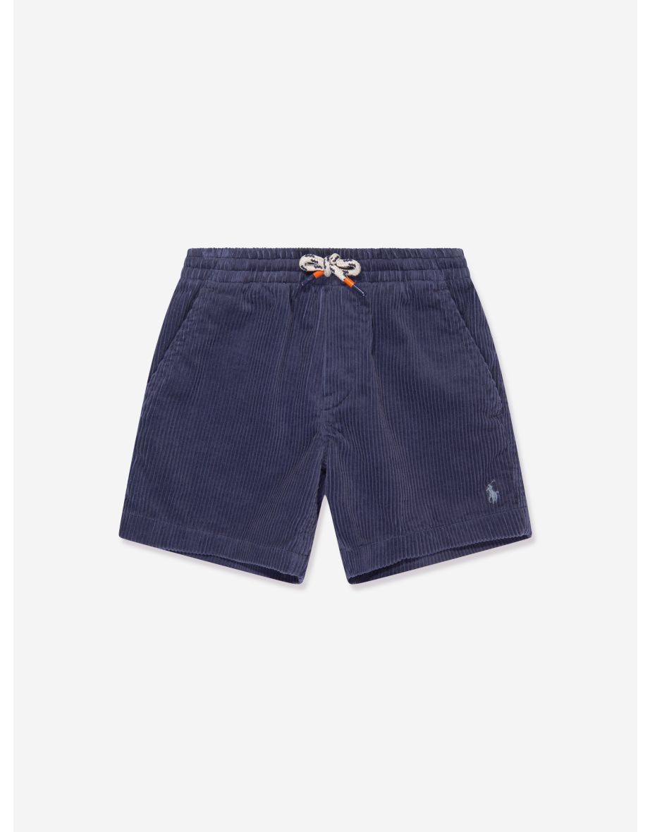 Shorts com logotipo para meninos da Marinha