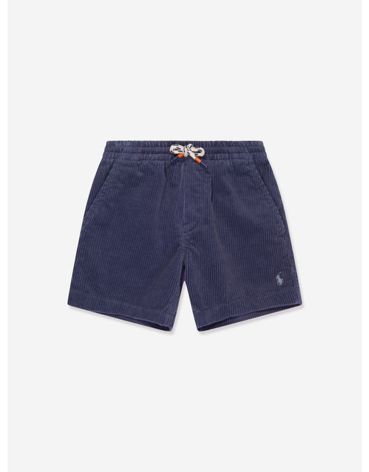 Shorts com logotipo para meninos da Marinha