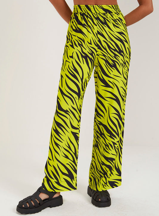 Pantaloni sartoriali con stampa tigre Clc