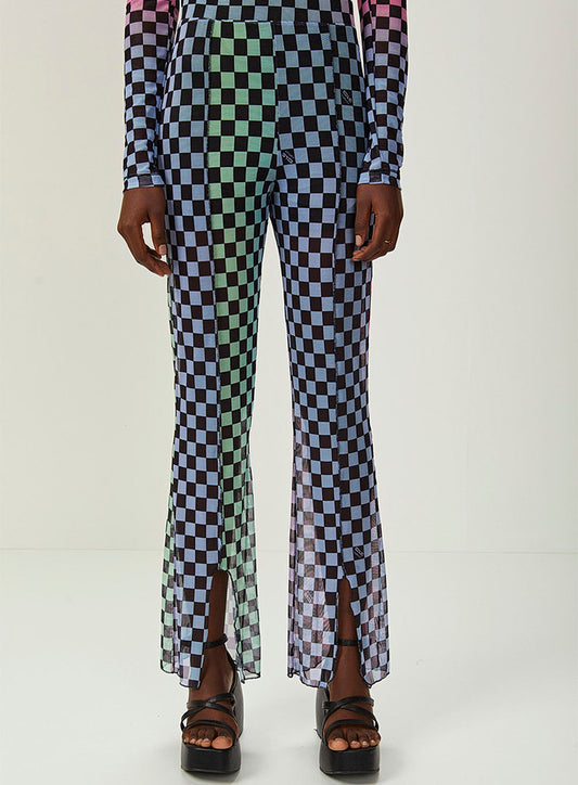 Pantaloni in tulle stampati