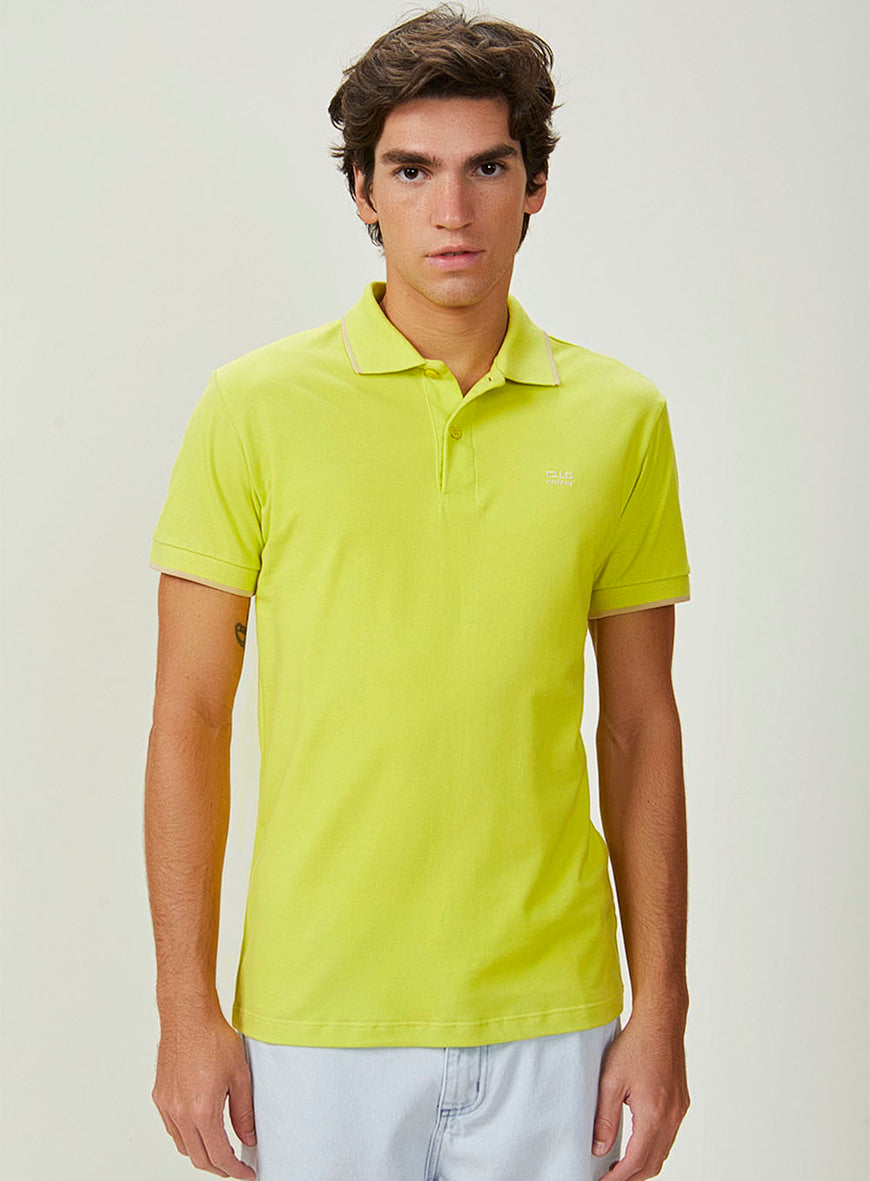 Polo de manga corta con bordado CLC