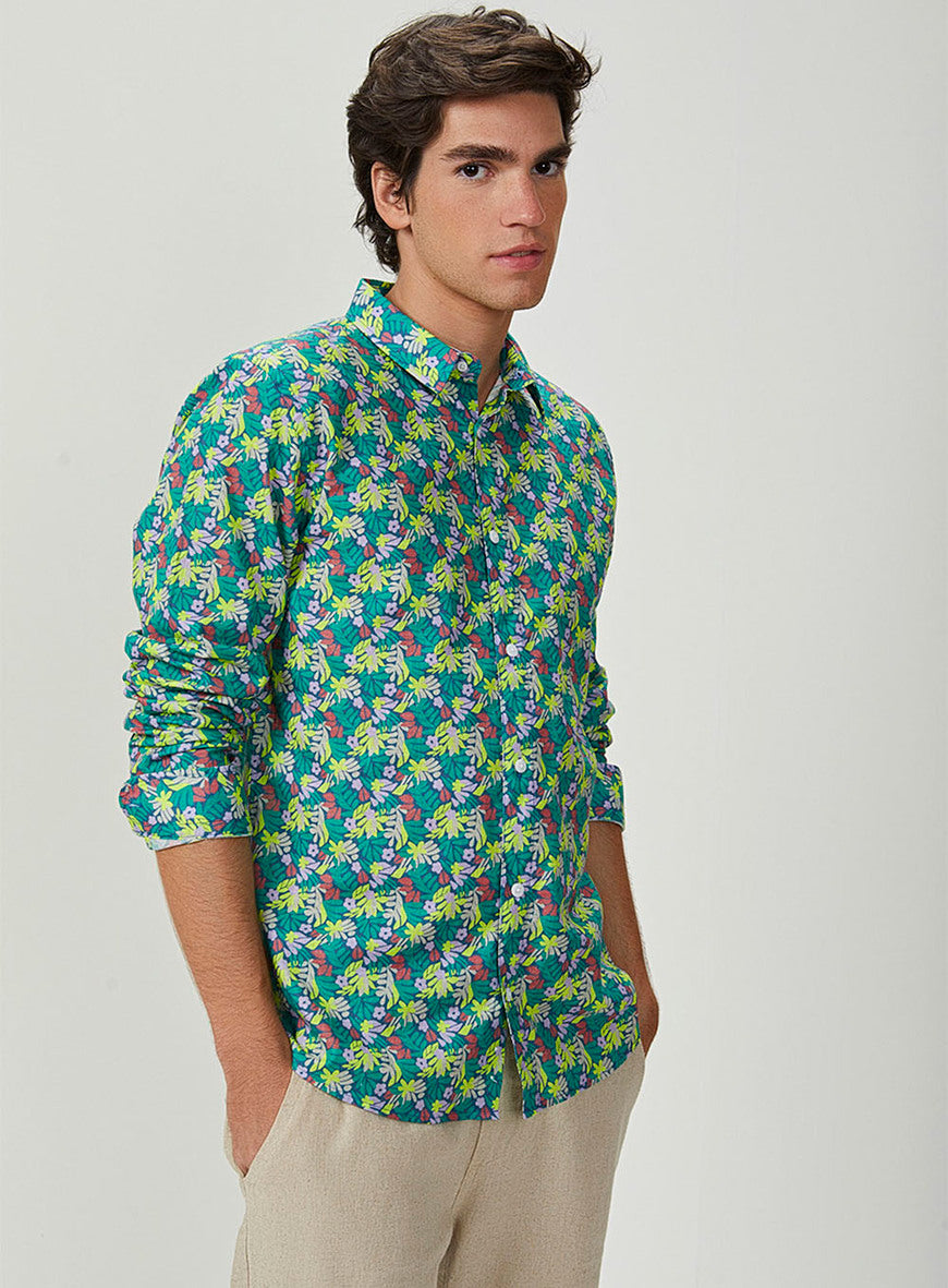 Slim Fit Printed Shirt
